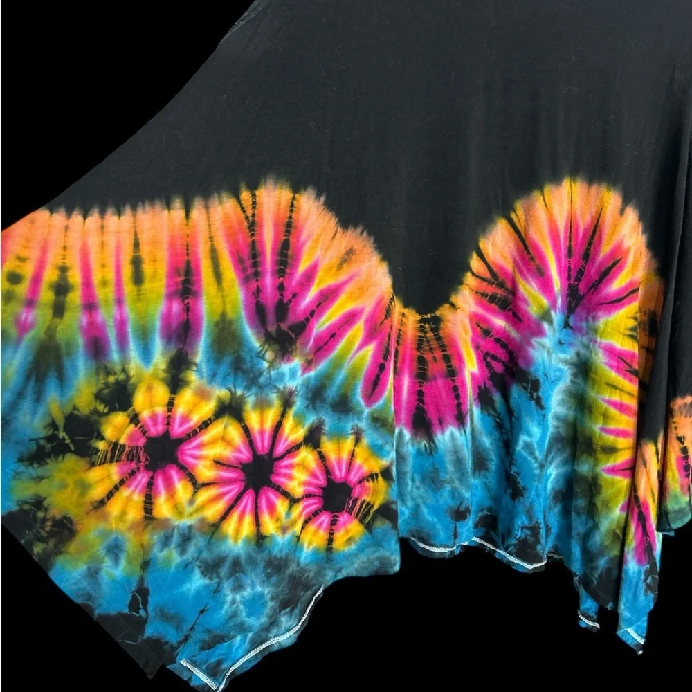 Kathmandu Black and Multicolor Tie-Dye Tank Top - Picture 3 of 5